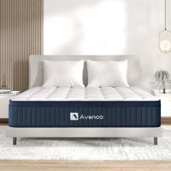 New🔹️12" Full Size Mattress Hybrid Latex Memory Foam In The Box Compressed Seal..