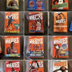 Michael Jordan Wheaties cereal Boxes Lot