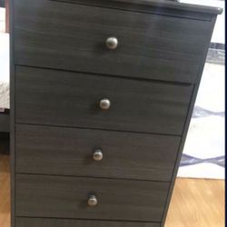 Dresser 4 Drawers Compress Wood