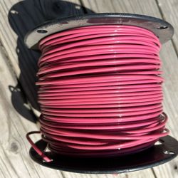 Number 12 Red Solid Copper Wire.