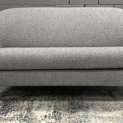 Article Loveseat Dover Gray Bouclé Mid Century Modern