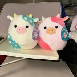 2 Cow Squishmallows New With Tags 