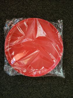 Red Plastic Divided Plate