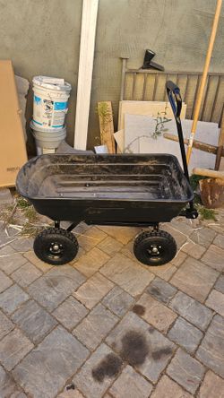 Garden dump cart