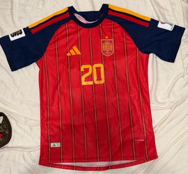 Pedri Spain Jerseys Player Edition World Cup
