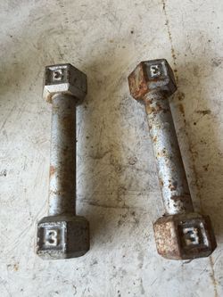 3 Lb Dumbbell Pair 