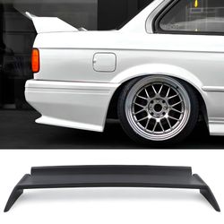 BMW E30 M3 Evo Rear Trunk Spoiler + Gurney Flap