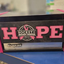 Breast Cancer Awareness Snap On Mini Toolbox