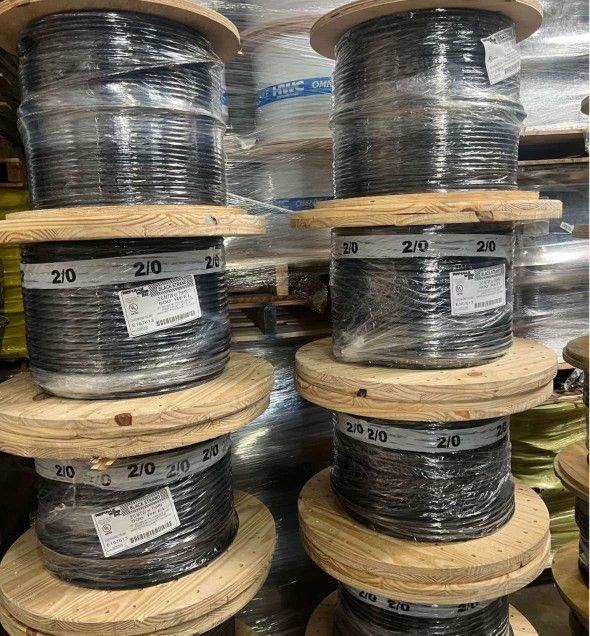 New Wire #6 500ft Black $330 EACH One
