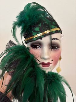 Porcelain Art Deco Flapper Doll