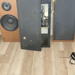 12 In. Classic Sony Stand Up Home  Speakers. 