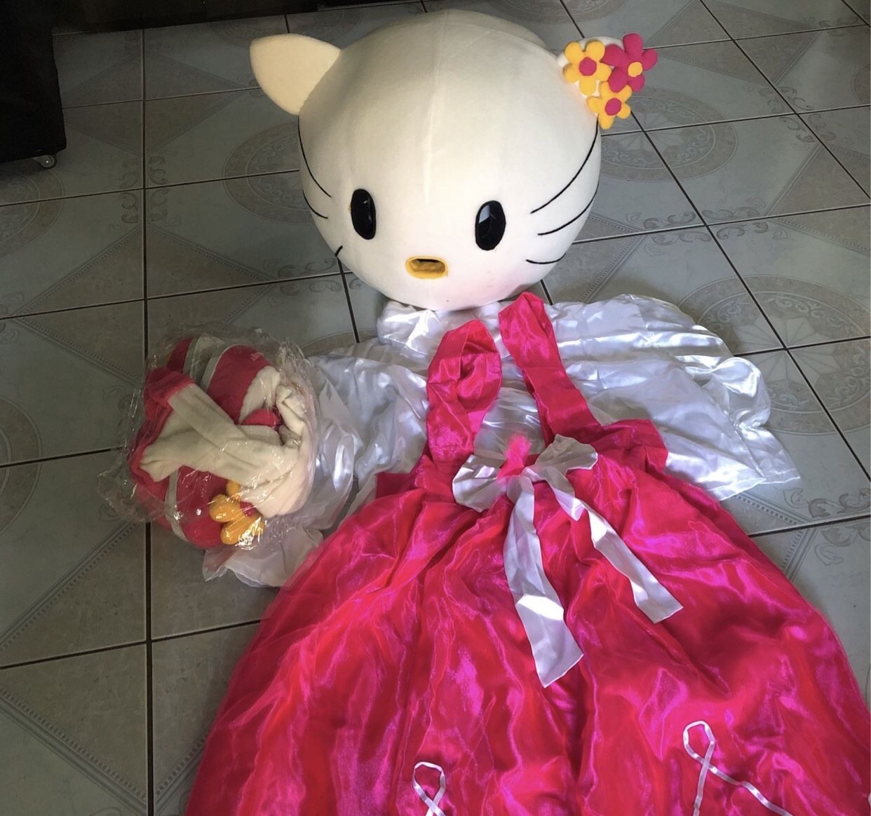 Hello Kitty Adult Size Full Body Costume Mascot