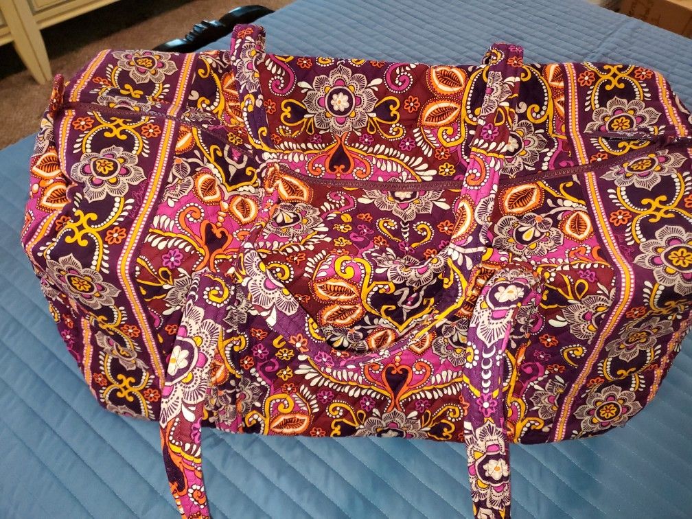 Vera Bradley Large Duffle Bag New