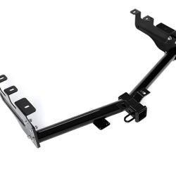 KUAFU Class 3 Trailer Hitch Compatible With 1 Chevrolet Silverado GMC Sierra 1500 2" Towing Receiver Hitch Replacement For 44563 Steel Black