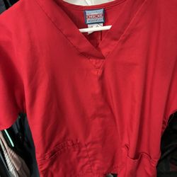 Red Scrub Set 