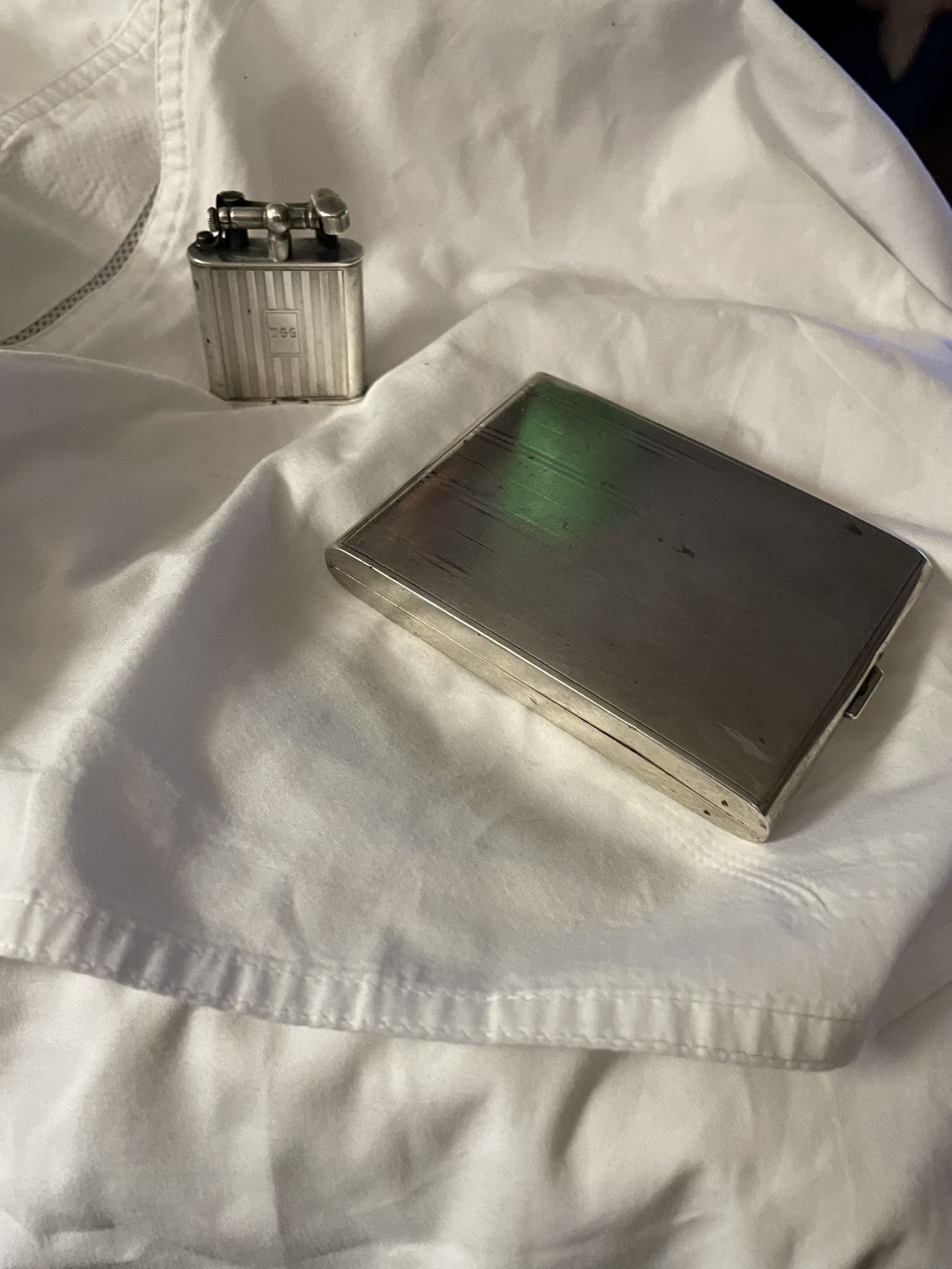 Dunhill Fine Cut White Cigarette Dunhill Silver Dress Lighter W Case & C.O.A. # 3910750 | #28243865 Cigarette Case 100s Australia