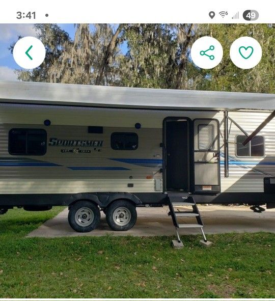 Camper KZ Sportsmen Toy Hauler