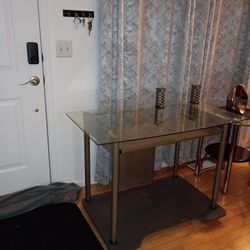 Glass Office Desk 