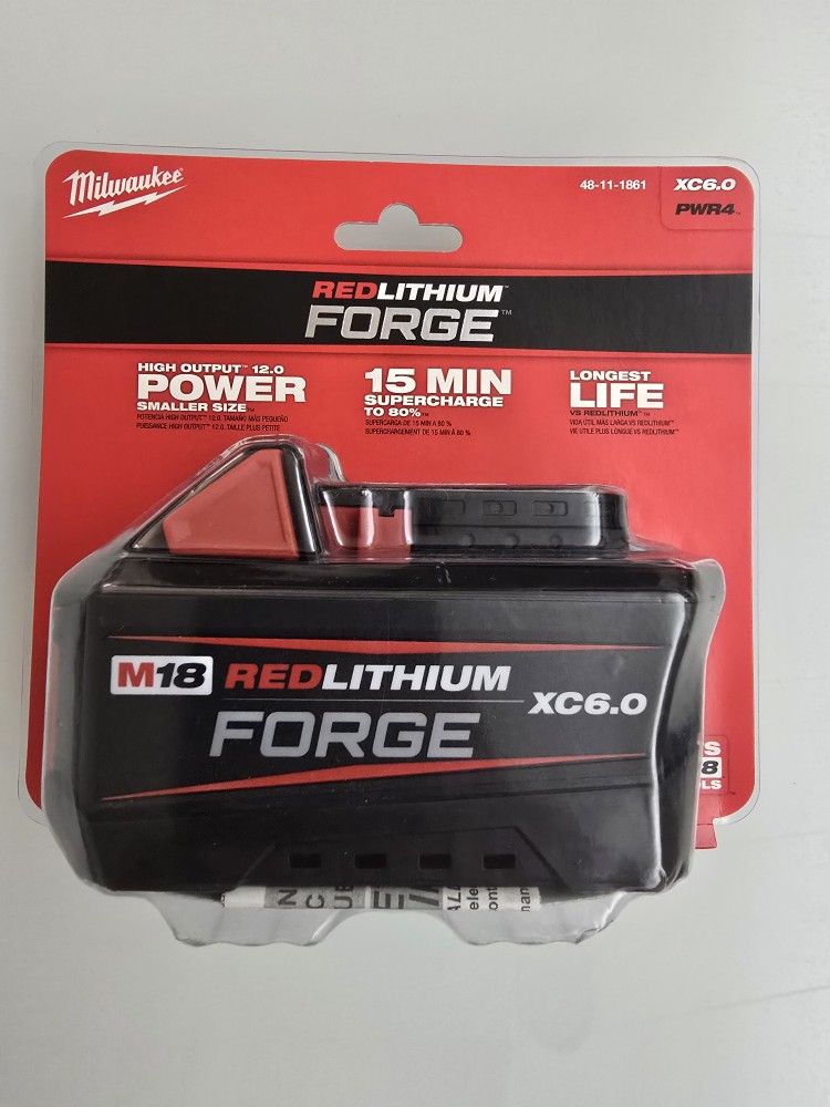 Milwaukee M18 Forge 6.0 Ah Battery