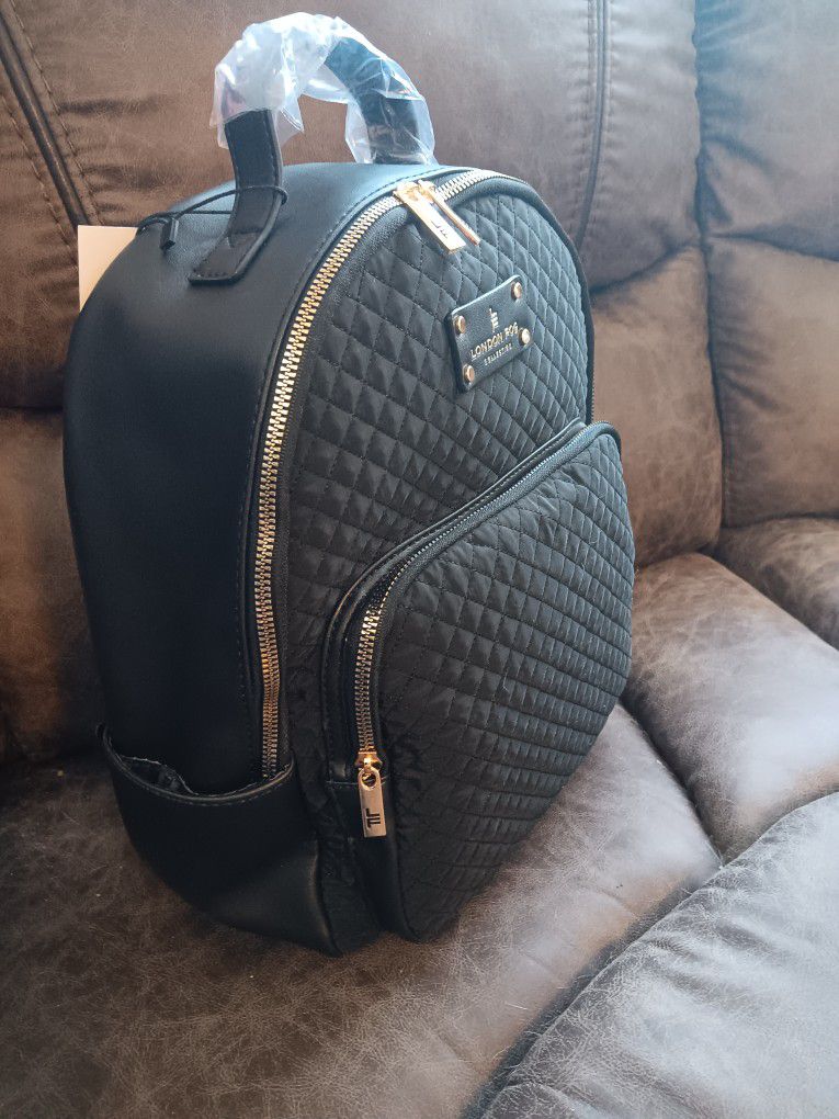 London Fog Mini Backpack Leather And Alcatera 