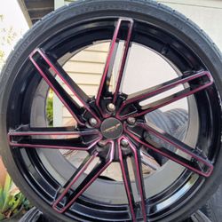 1 Single 20" 5x114.3 Versus VS88 Single Wheel
