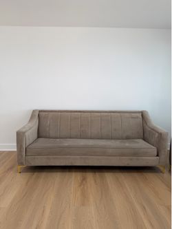 Velvet 2-piece sofa