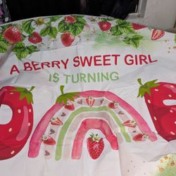 Strawberry Birthday Decorations 