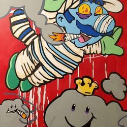 CUSTOM MARIO PAINTING