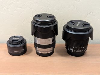 Canon EF-M Lens Bundle