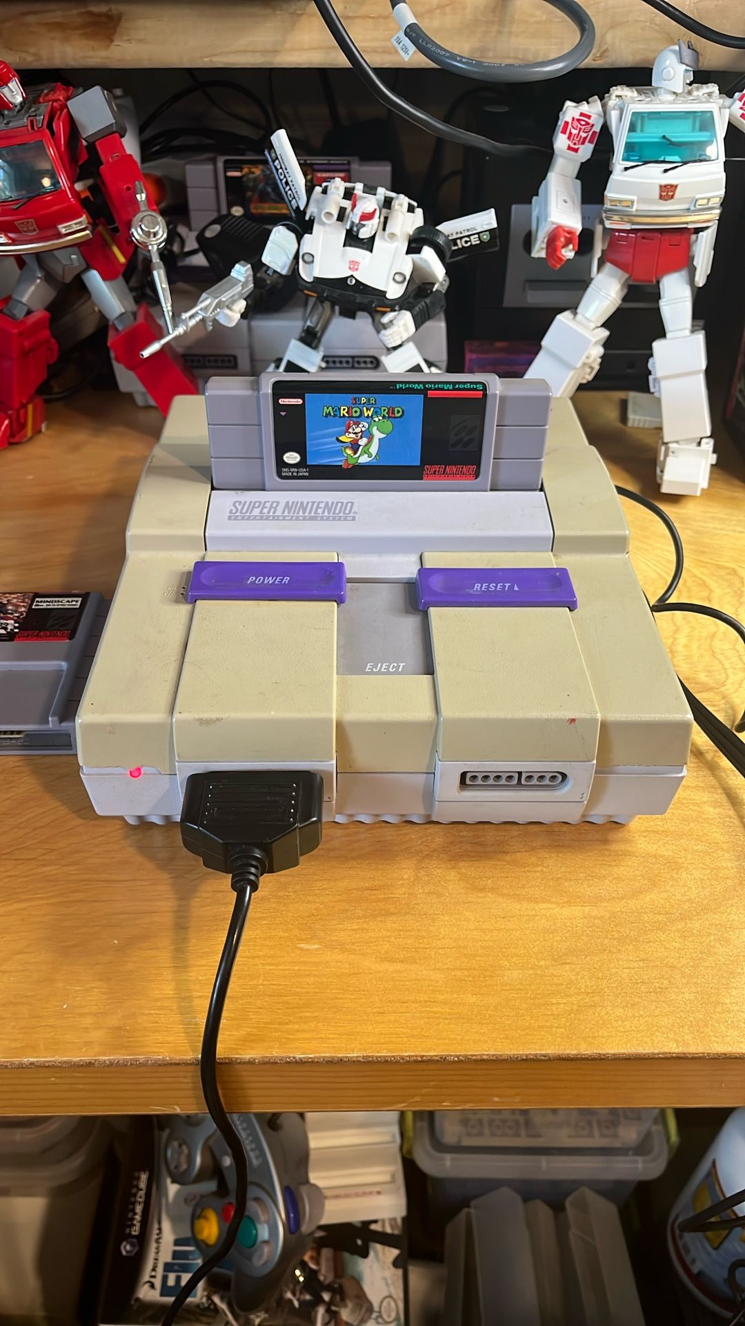 Super Nintendo / SNES Console And Games
