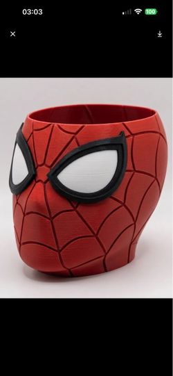 Spider-Man 3D Printed Popcorn bowl