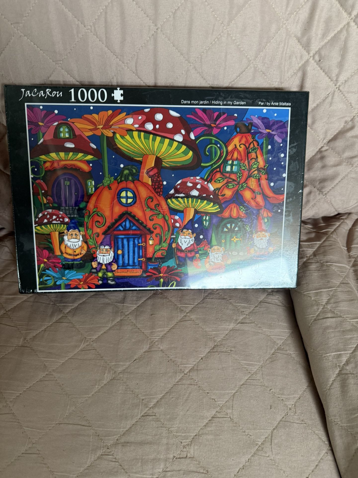 Jacarou Brand, Hiding In My Garden Jigsaw Puzzle