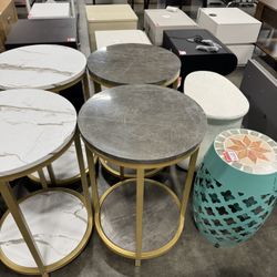 Side Table, End Table Set Of 2 (2/2) Mesa Auxiliar, Mesa Auxiliar Juego De 2 (2/2)