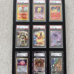 Graded Slab Display For PSA & CGC Pokemon Yu Gi Oh Sports Magic 