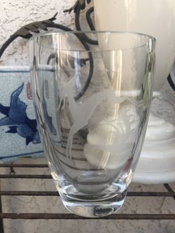Crystal vase