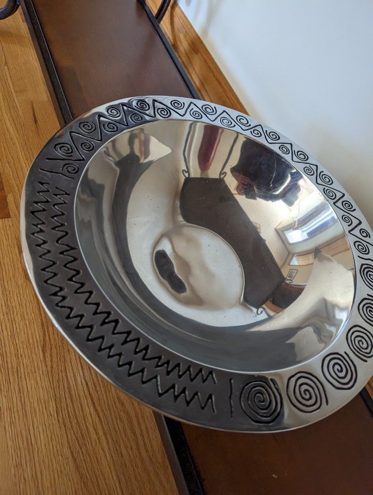 Vintage Wilton Armetale Reggae 12" Pewter Bowl (Bowl Only)