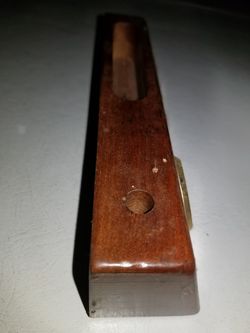 Wooden desk penholder and desk clock