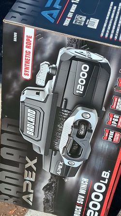 Badlands apex 12000 lbs wench synthetic rope