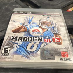 Madden 13, PS3 