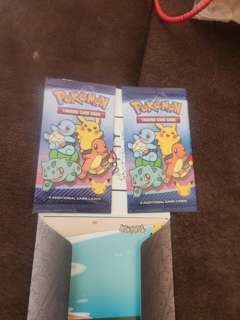 Mcdonalds Pokemon 25th Anniversary Promo card Happy Meal Booster Packs 2021