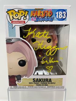 Anime / Autographed Naruto Funko Pop - Sakura #183 (Signed by Kate Higgins - JSA COA)