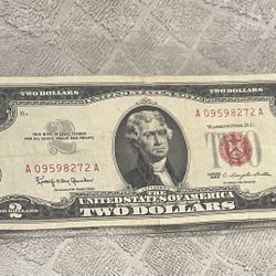 2 Dollar Red Note