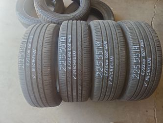 225/55/19 Michelin premier 4 for $80 6/32nd Dot# 3418, 4618