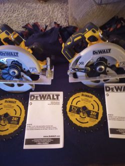 DeWalt 7 1/4 inch circular saws $150 each brand new