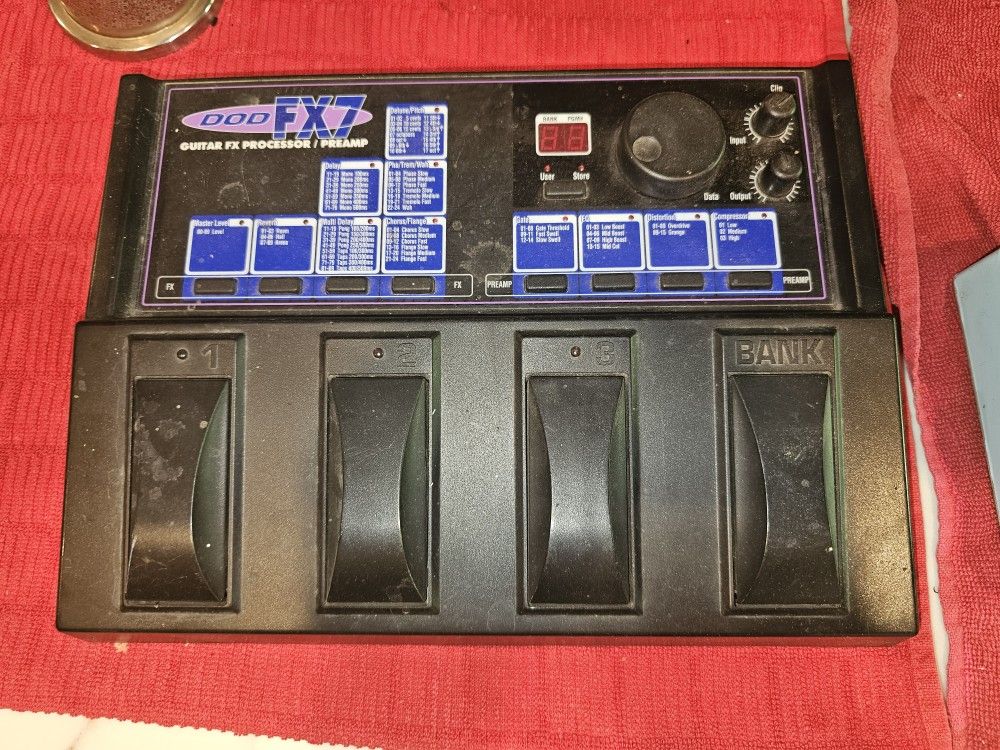 Guitar Effects Pedal Board DOD  FX7