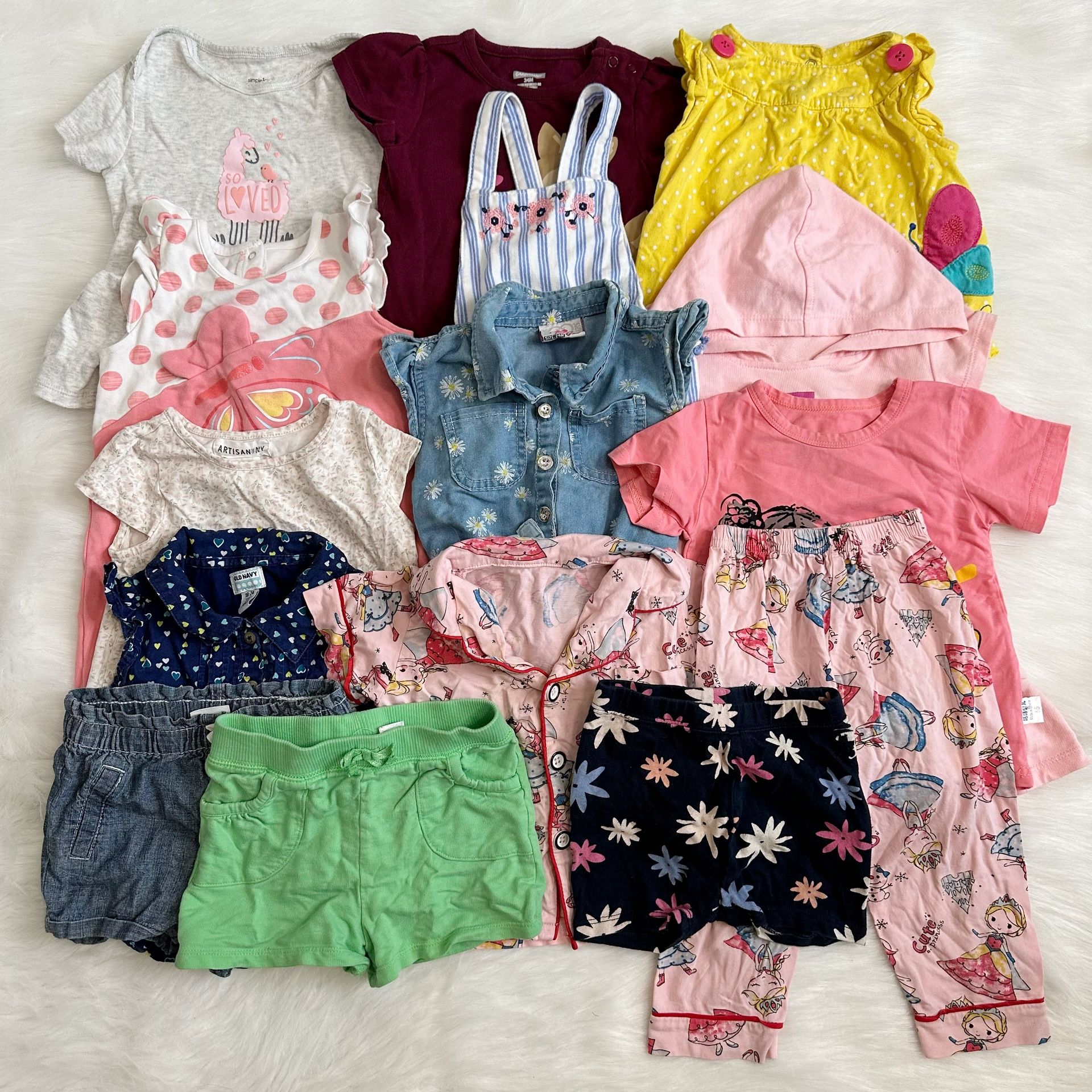 24 Months Baby Girl Summer Clothes LOT