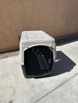 Large Pet Crate / Dog Kennel Carrier – Approx. 37” x 25” x 27” – Airline Style