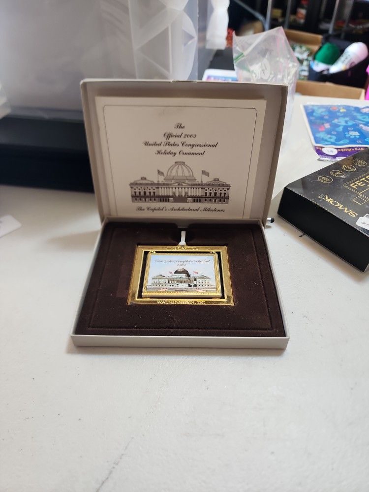 Official 2003 United States Congresional Holiday Ornament