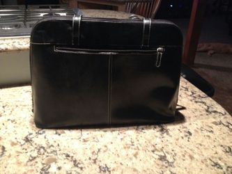 Buxton Euro leather laptop\business tote bag