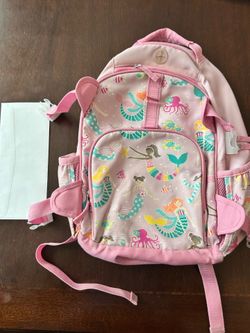 Pottery Barn pink mermaid backpack